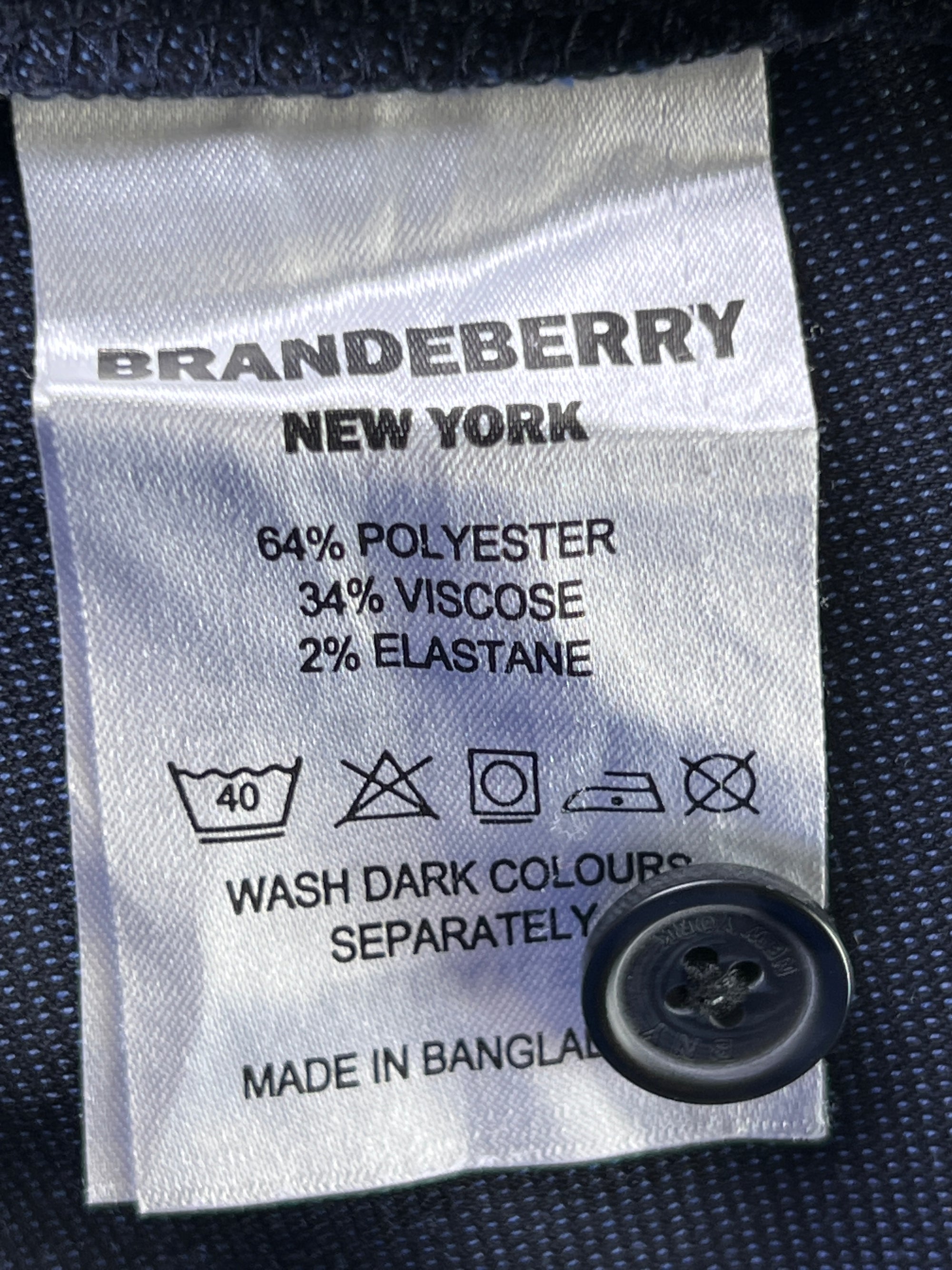 Brandeberry® Waist: 32" | Blue| Trouser | 2311 - Genuine Maal