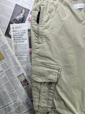 River Island® Waist: 32" | Light Brown | Cargo Trouser | 2335 - Genuine Maal