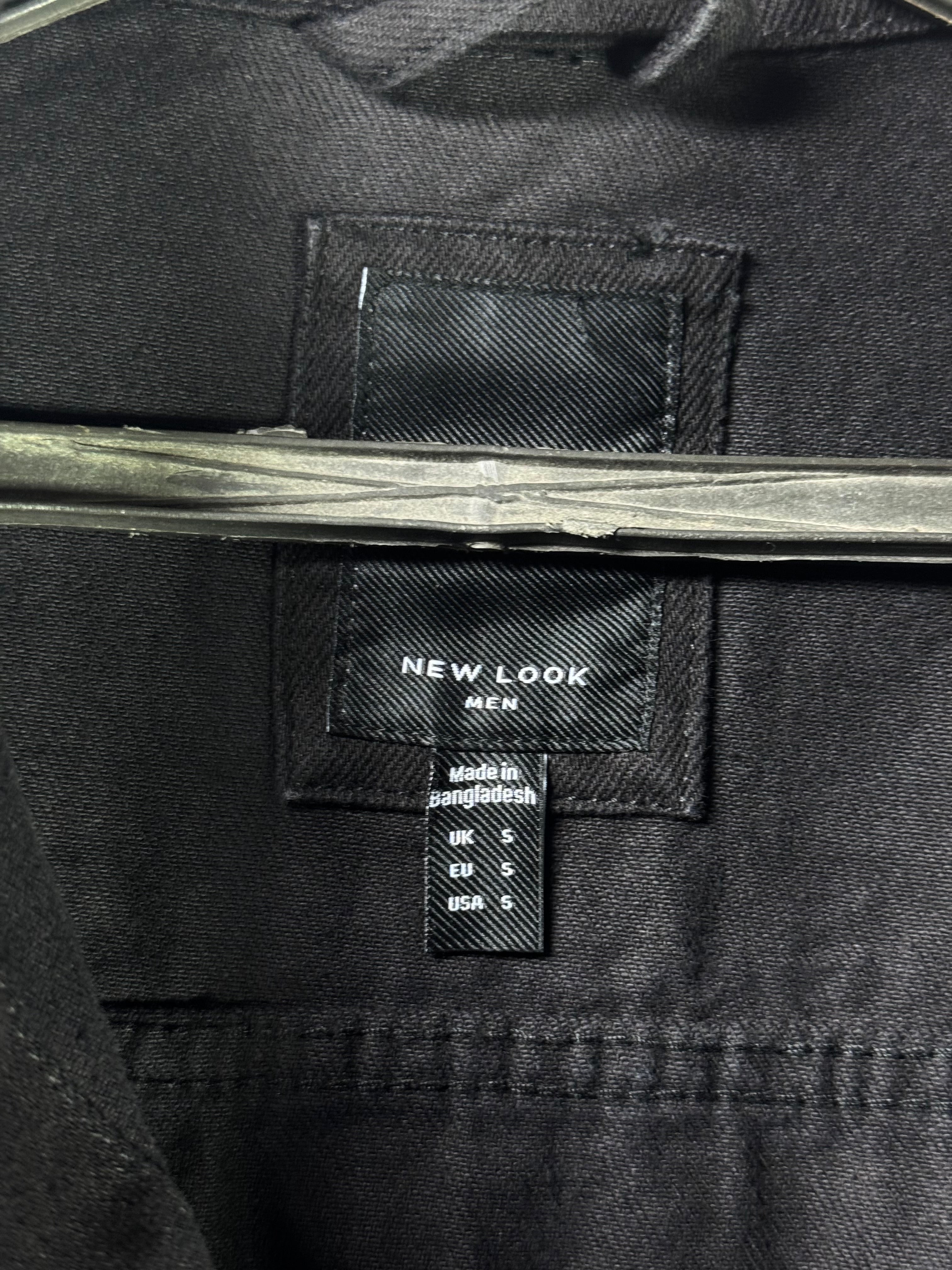 New Look® Small | Chest: 19" | Black | Denim Jacket | 2180 - Genuine Maal