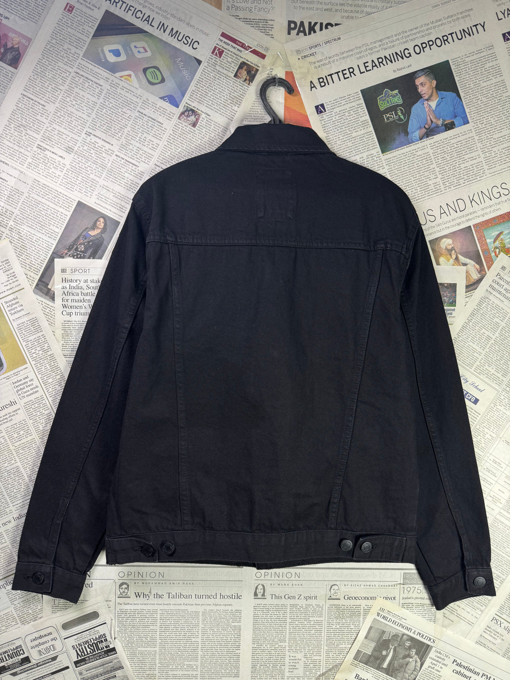 New Look® Small | Chest: 19" | Black | Denim Jacket | 2180 - Genuine Maal