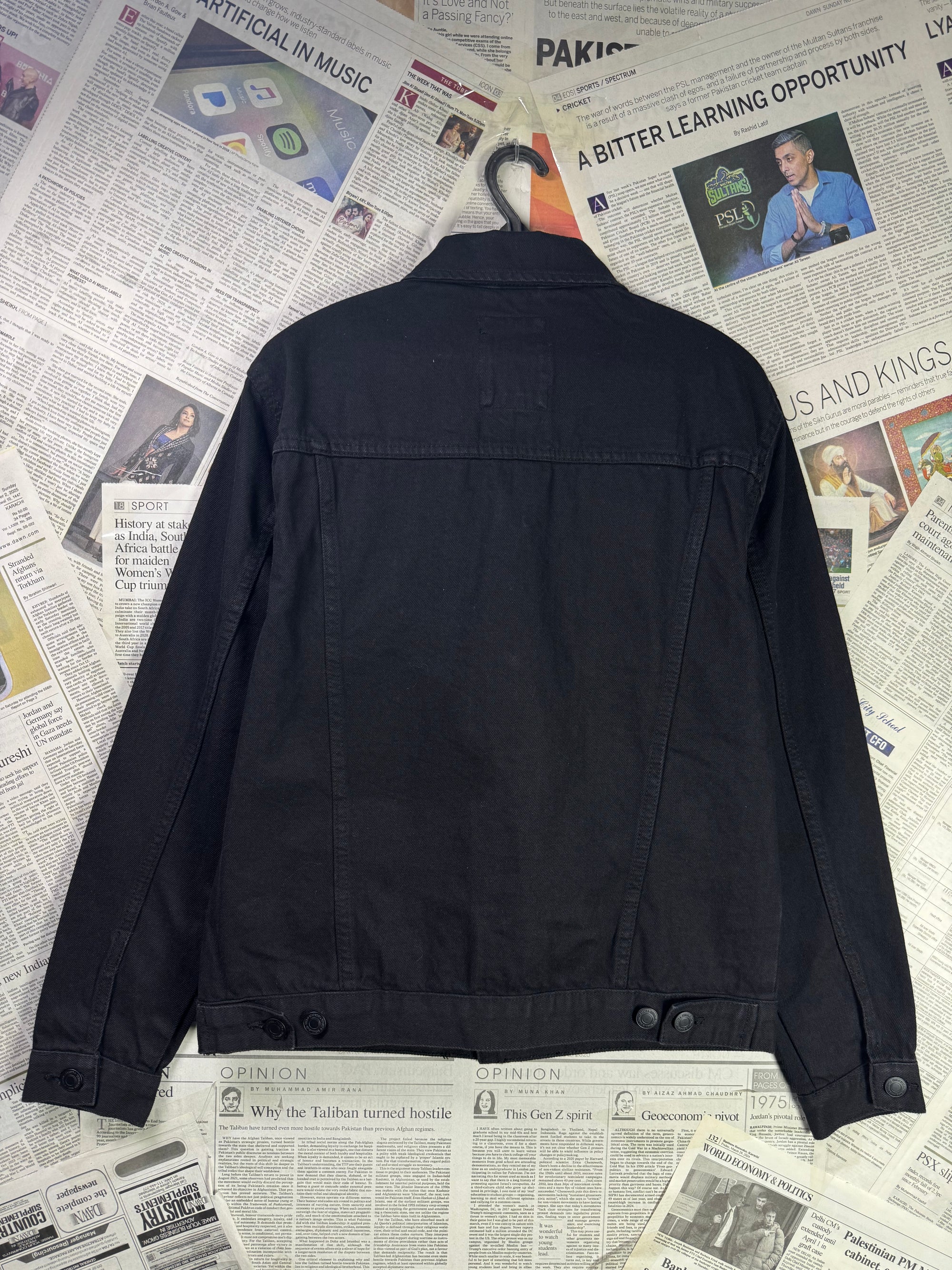 New Look® Small | Chest: 19" | Black | Denim Jacket | 2180 - Genuine Maal