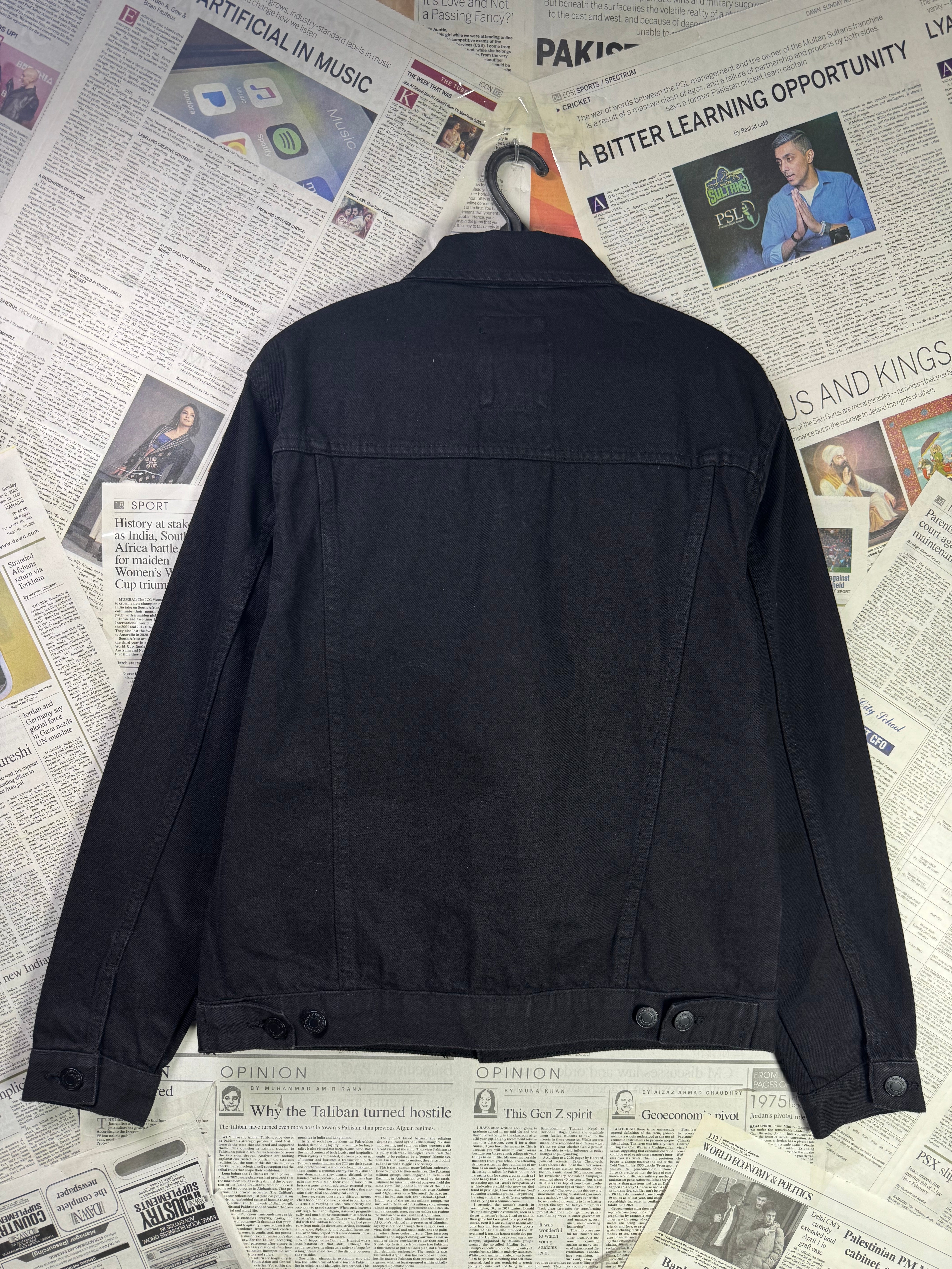 New Look® Small | Chest: 19" | Black | Denim Jacket | 2180 - Genuine Maal