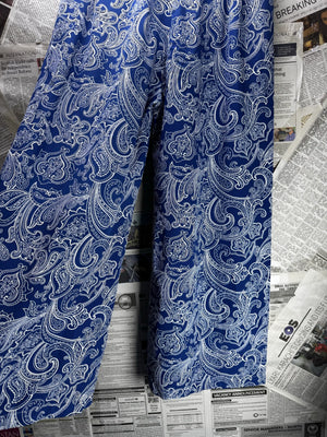® Waist: 24" to 26" | Paisley Print | Palazzo Pants | B8 - 2506 - Genuine Maal