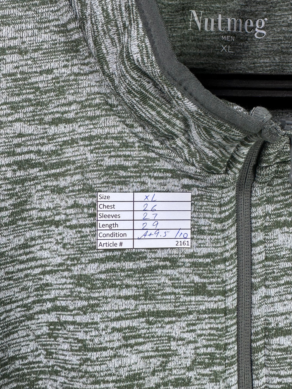 Nutmeg® XL | Chest: 26" | Mock Neck Jacket | Lining: Fleece | 2161 - Genuine Maal