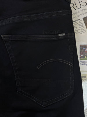 RAW® Waist: 30" | Black | Denim Pant | Fit: Slim | 2926 - Genuine Maal
