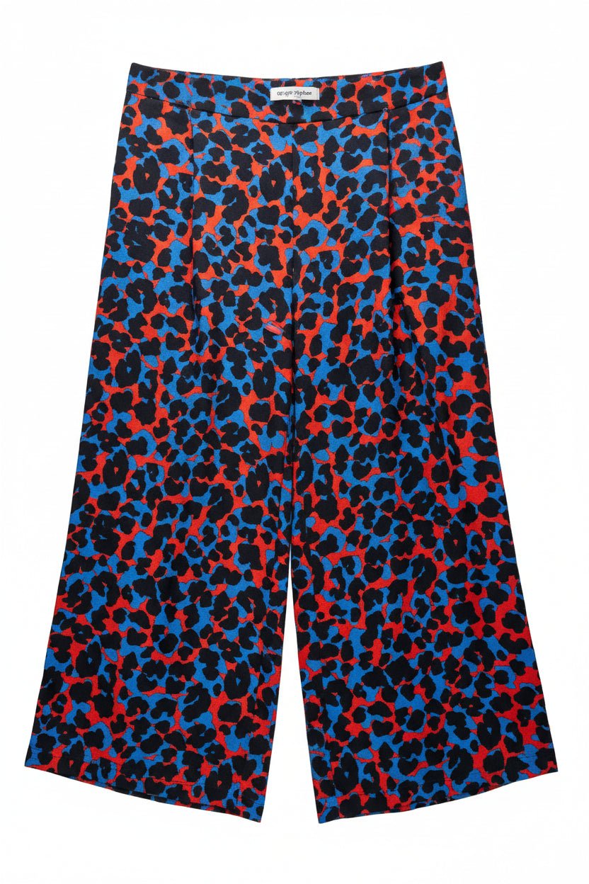 George® Waist: 28" to 30" | Leopard - Inspired Print | Palazzo Pants | B8 - 2504 - Genuine Maal