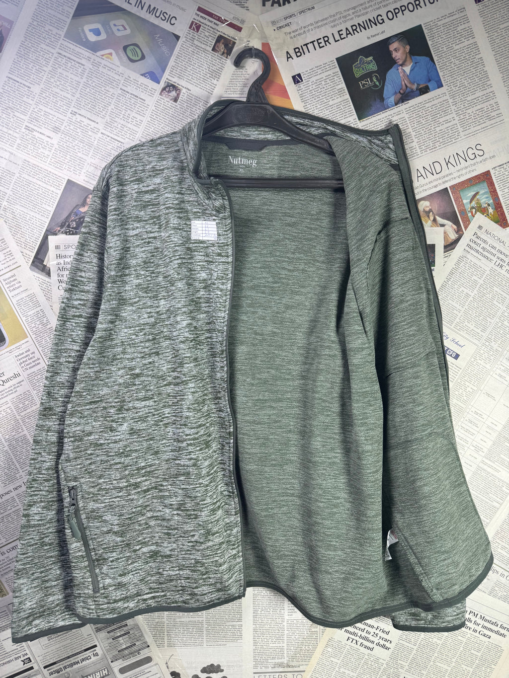 Nutmeg® XL | Chest: 26" | Mock Neck Jacket | Lining: Fleece | 2161 - Genuine Maal