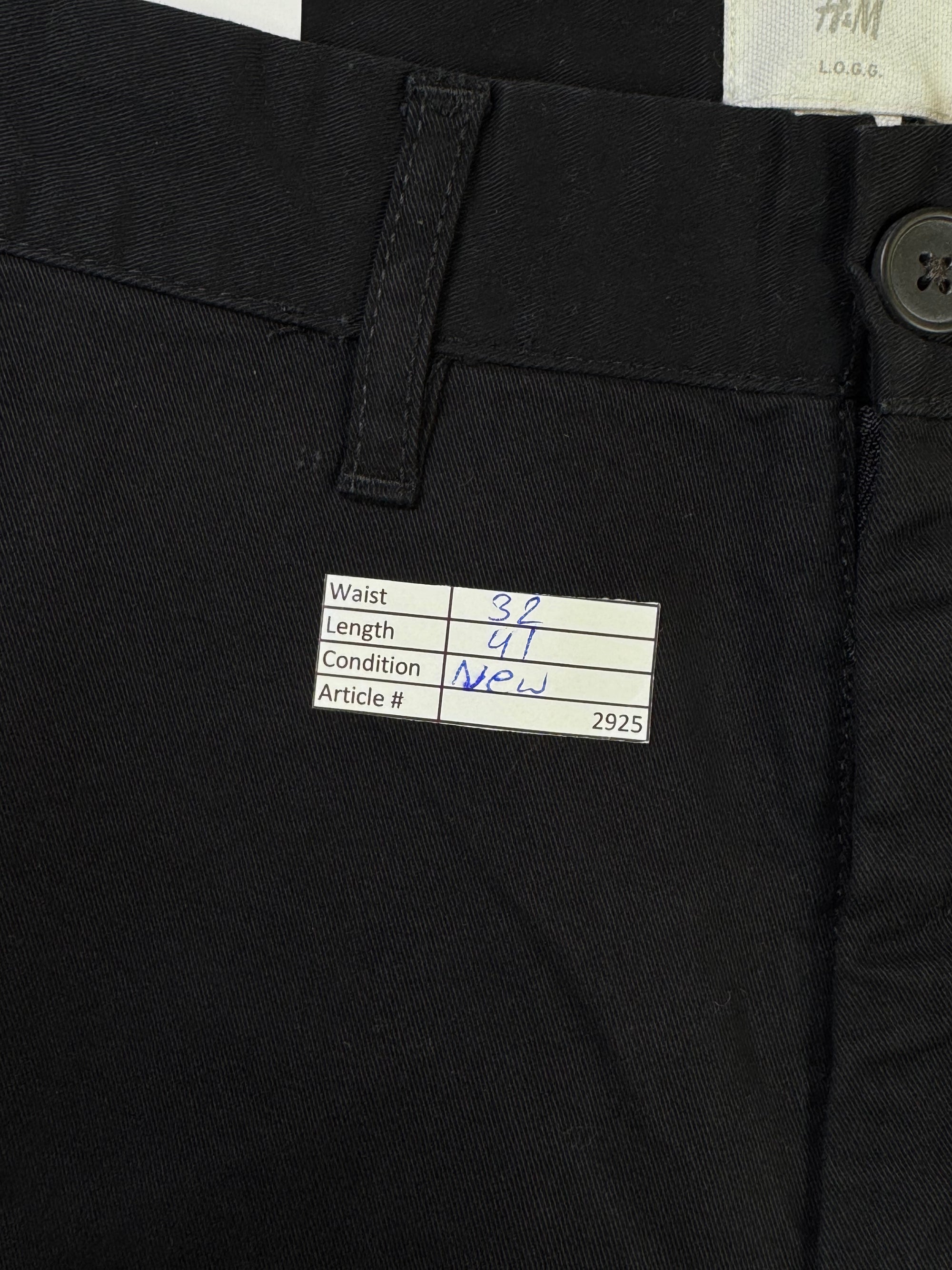 H&M® Waist: 32" | Black | Chino Pant | Fit: Skinny | 2925 - Genuine Maal
