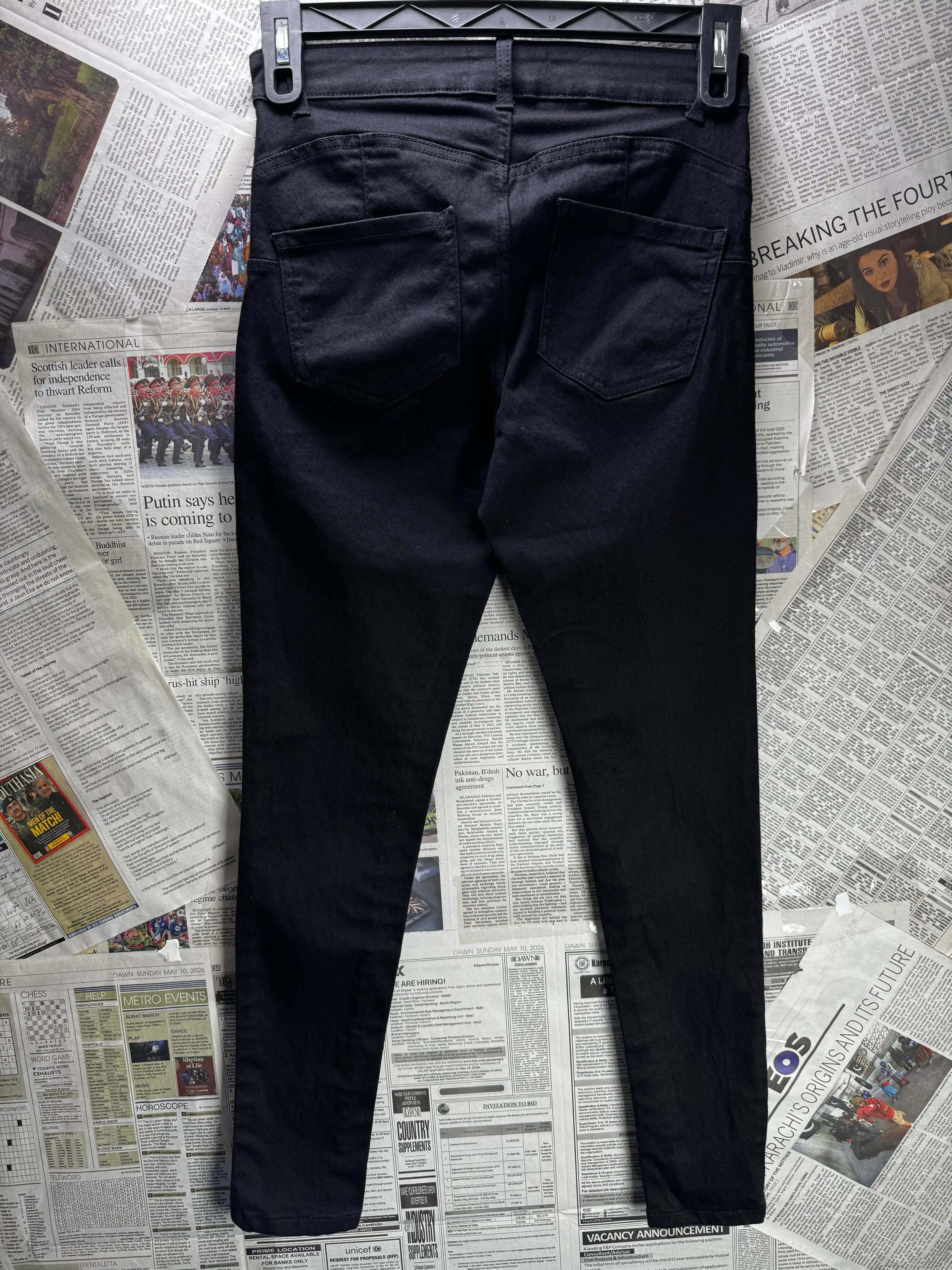 Primark® Waist: 28" | Black | Denim Pants | B8 - 2501 - Genuine Maal