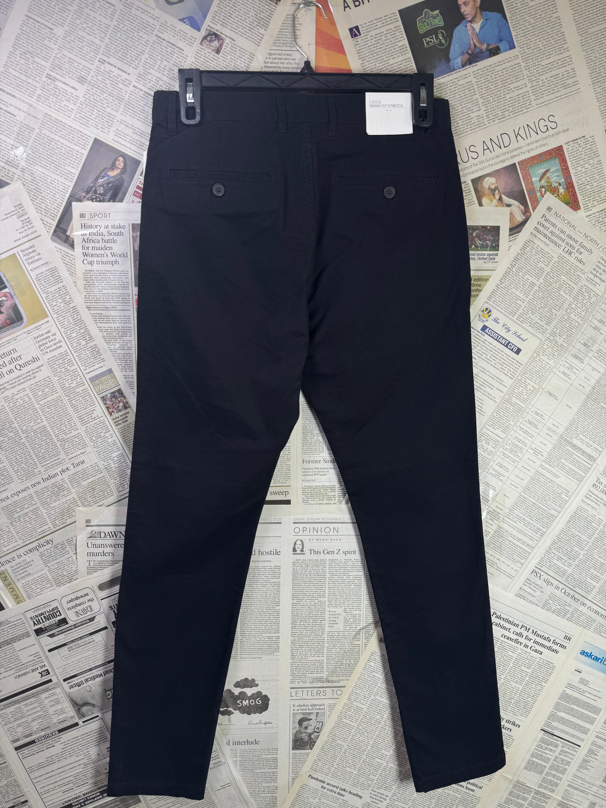 H&M® Waist: 32" | Black | Chino Pant | Fit: Skinny | 2925 - Genuine Maal