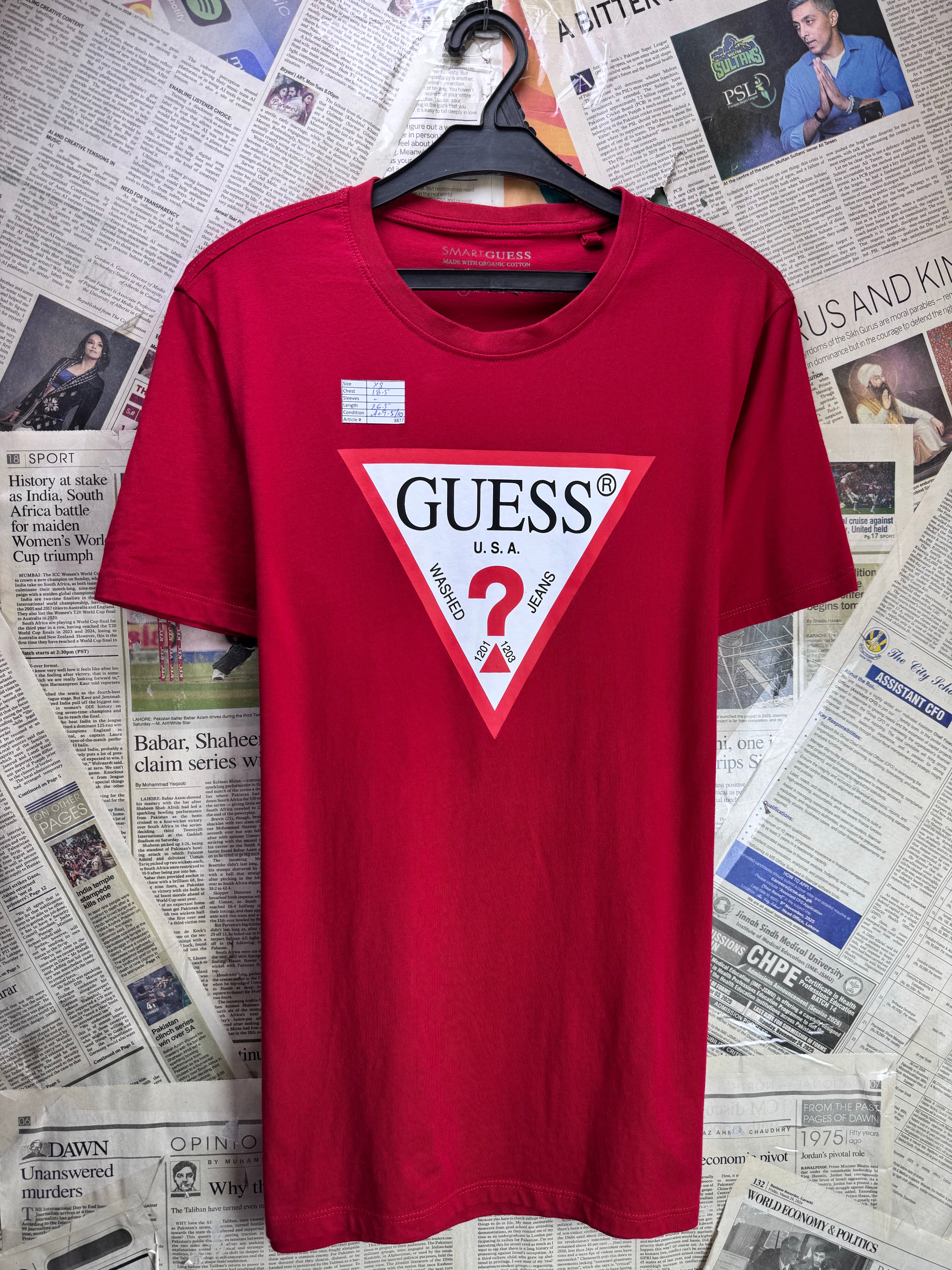 Guess® XS | Chest: 18.5" | T-Shirt | Cotton | 3877 - Genuine Maal