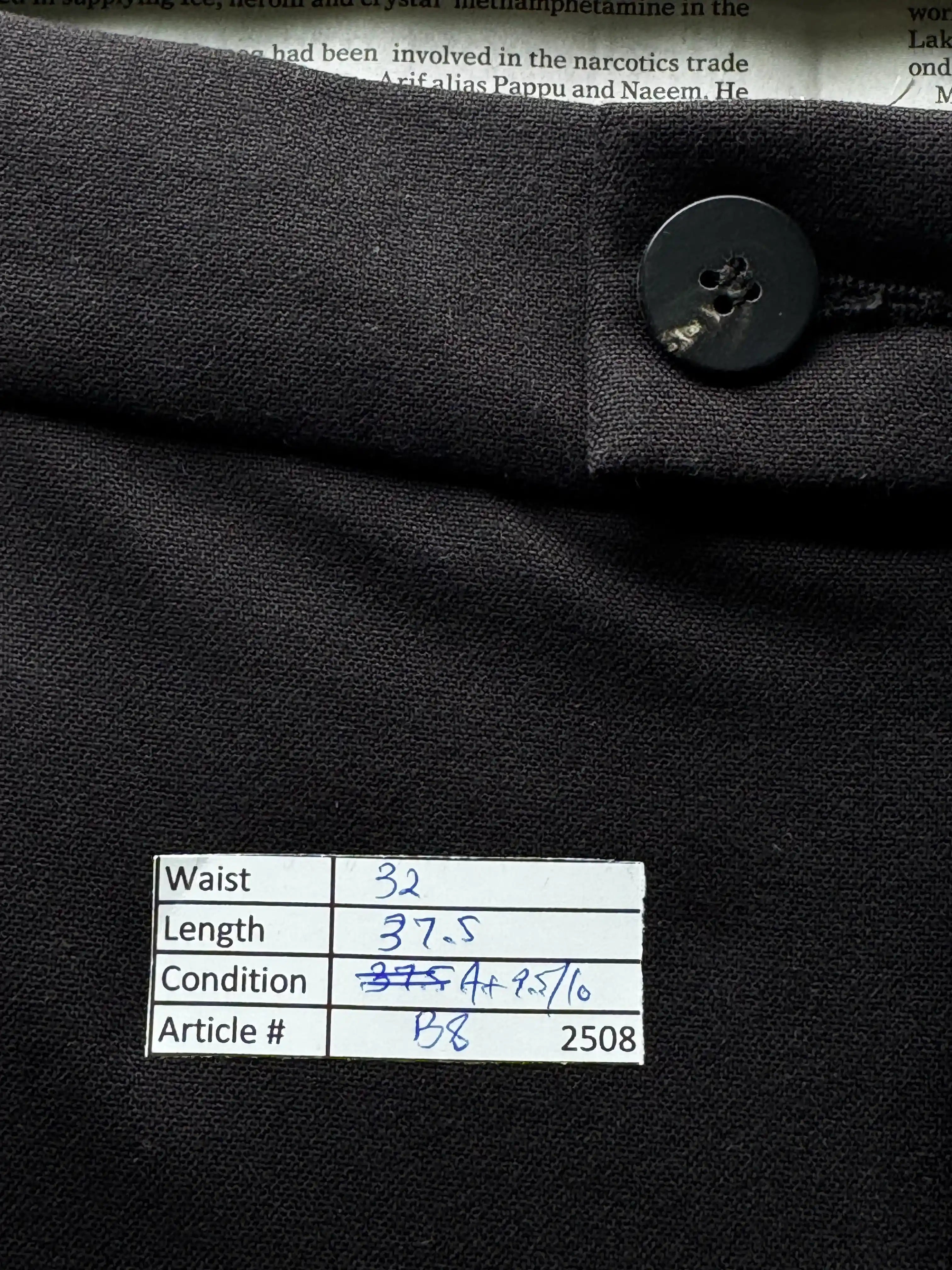 Mango® Waist: 32" | Black | Dress Pants | B8 - 2508 - Genuine Maal