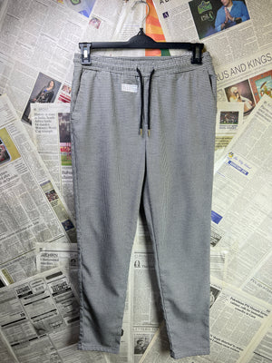 Pre' London® Waist: 28" to 30" | Black Check | Trouser | 2609 - Genuine Maal