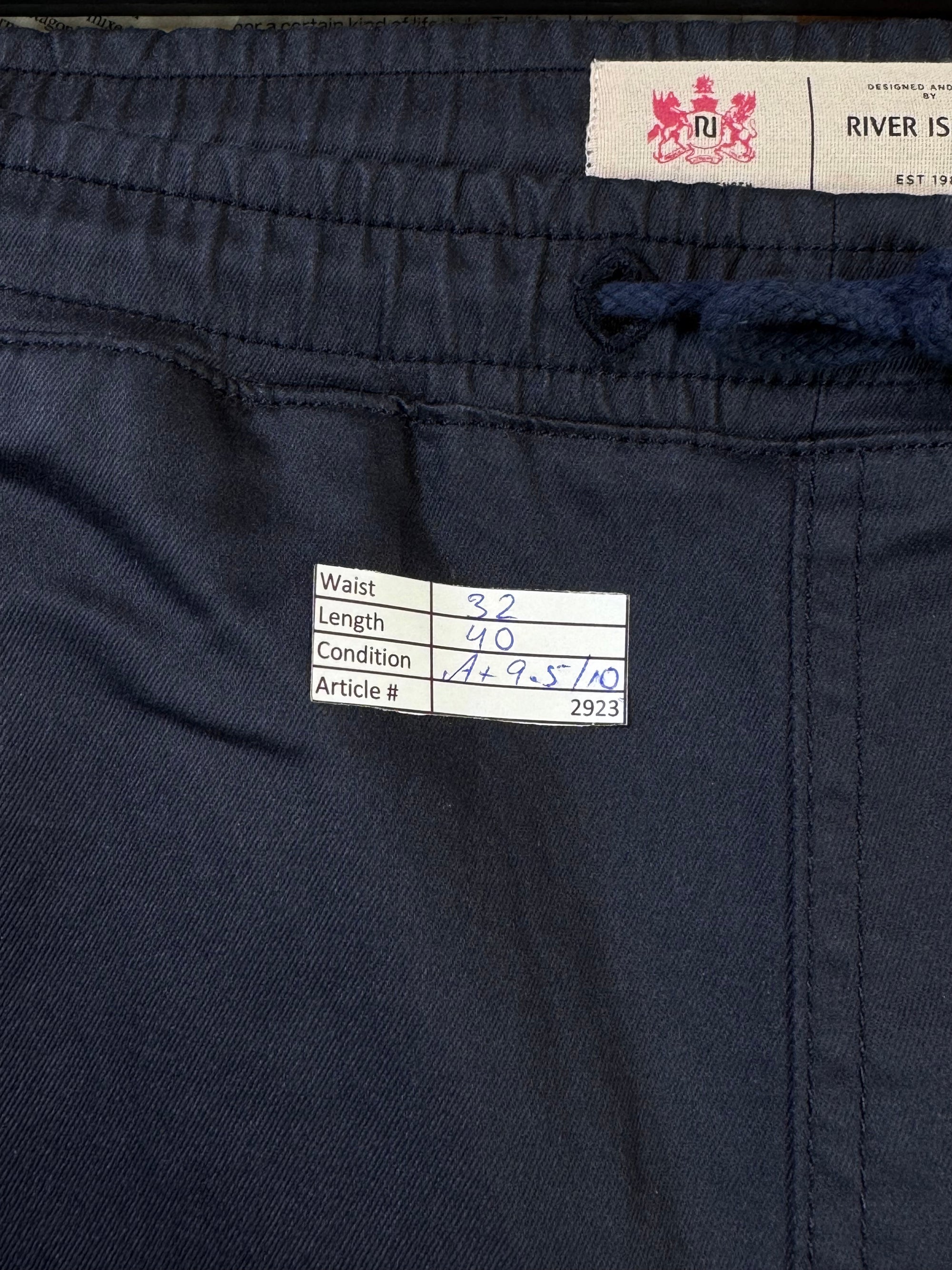 River Island® Waist: 32" | Black | Casual Trouser | Stretch Lining | 2923 - Genuine Maal