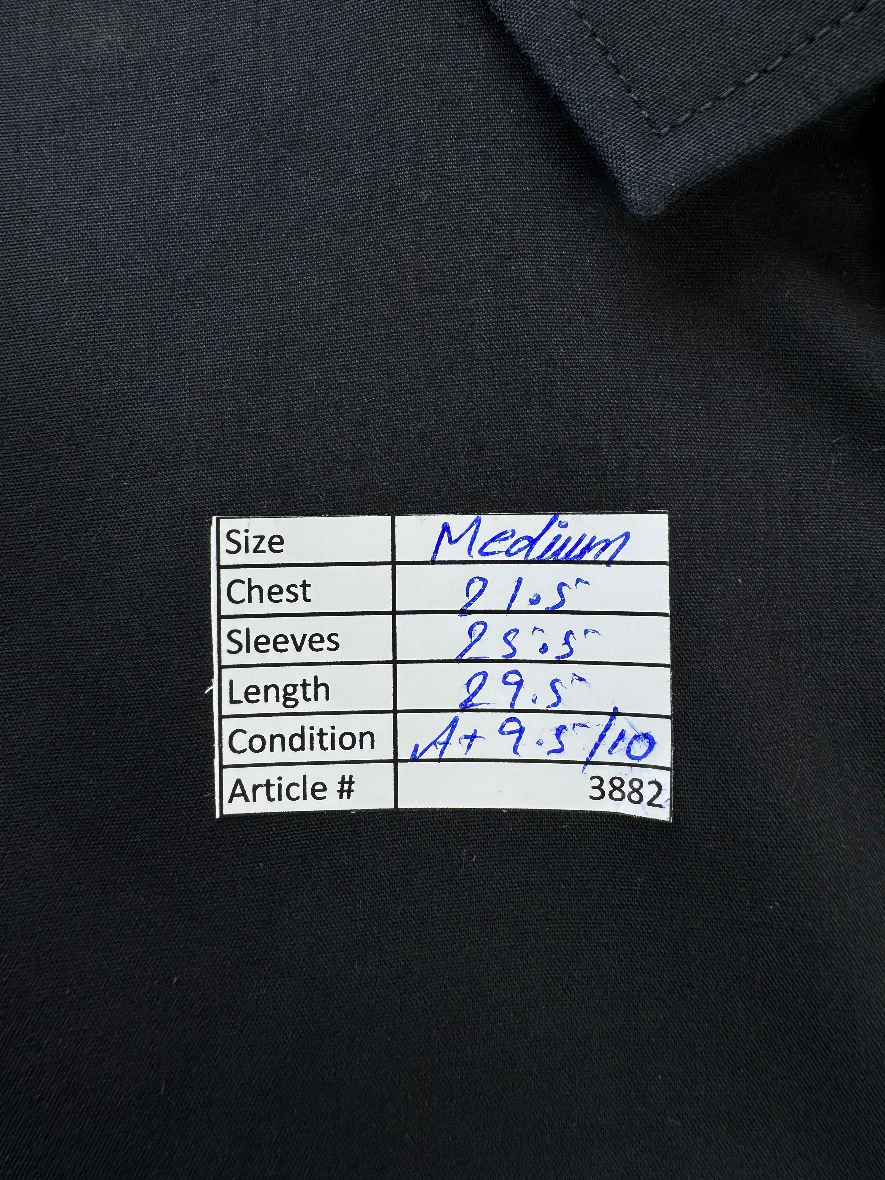 George® Medium | Chest: 21.5" | Black | Collar 15" Shirt | Poly - Cotton | 3882 - Genuine Maal
