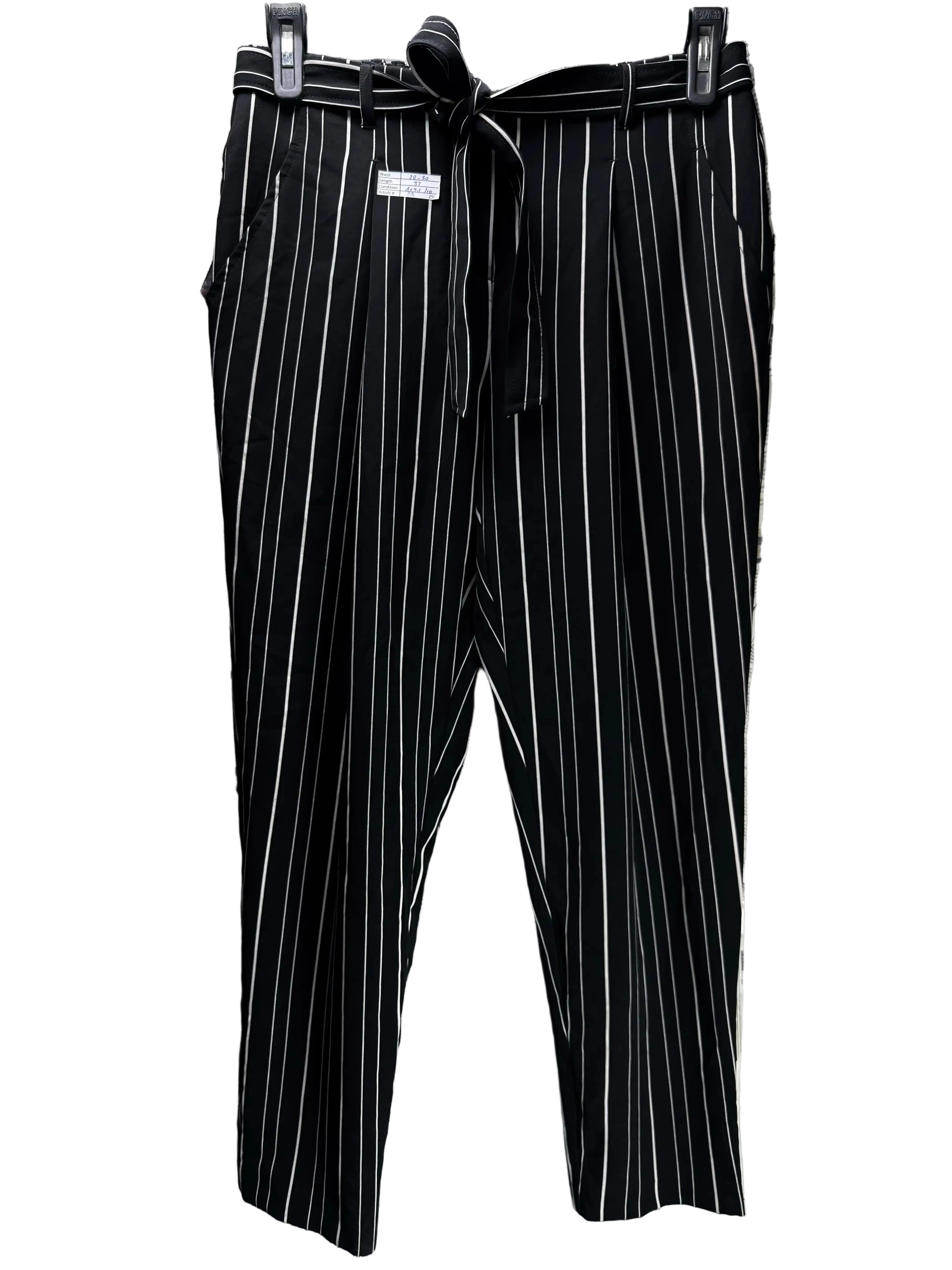 New Look® Waist: 28" to 30" | Pinstripe | Drawstrings Pants | B8 - 2505 - Genuine Maal