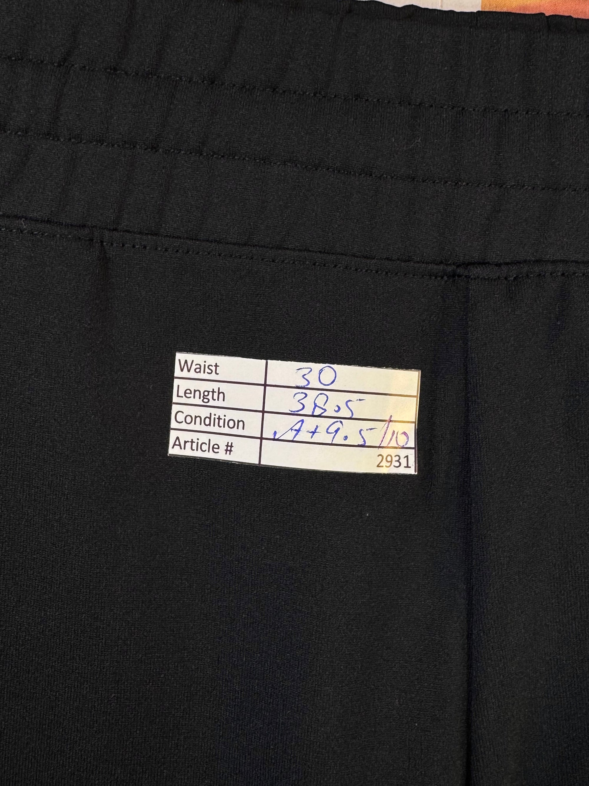 Uniqlo® Waist: 30" | Black | Trouser | Stretch Lining | 2931 - Genuine Maal