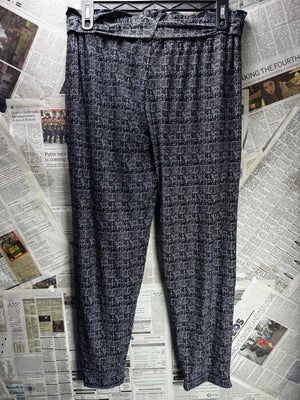 Mitzy® Waist: 32" to 34" | Crosshatch Patern | Drawstrings Pants | B8 - 2507 - Genuine Maal