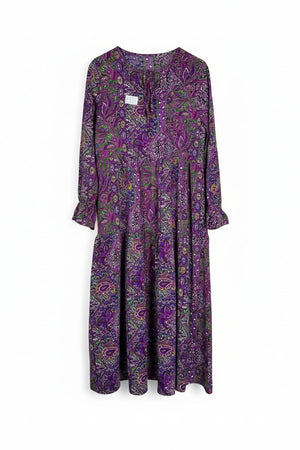 Shein® Medium | Bust: 19.5" | Paisley Pattern | Maxi Dress | B8 - 5275 - Genuine Maal