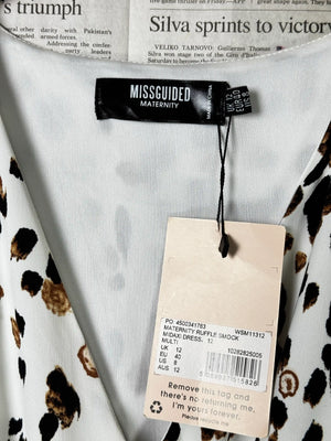 Missguided® Large | Bust: 20" | Leopard - Inspired Print | Maxi Dress | B8 - 5271 - Genuine Maal