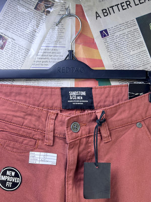 Sandstone & CO.® Waist: 32" | Pastel Cardinal | Denim Pant | 2339 - Genuine Maal