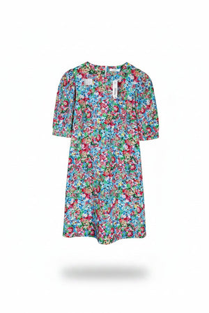 Papaya® Medium | Bust: 19" | Floral Print | Mini Dress | B8 - 5268 - Genuine Maal