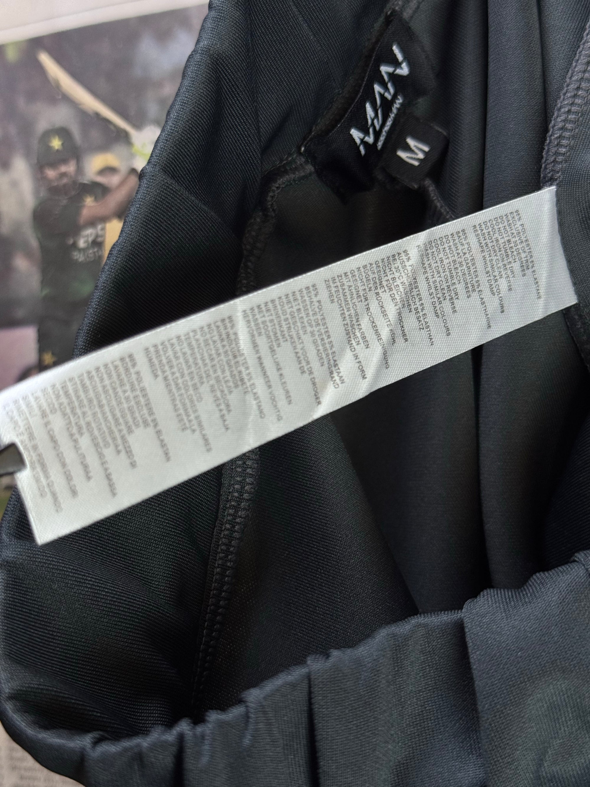 MAN® Waist: 28" to 30" | Dark Grey | Gym Trousers | Poly - Elastane | 1584 - Genuine Maal