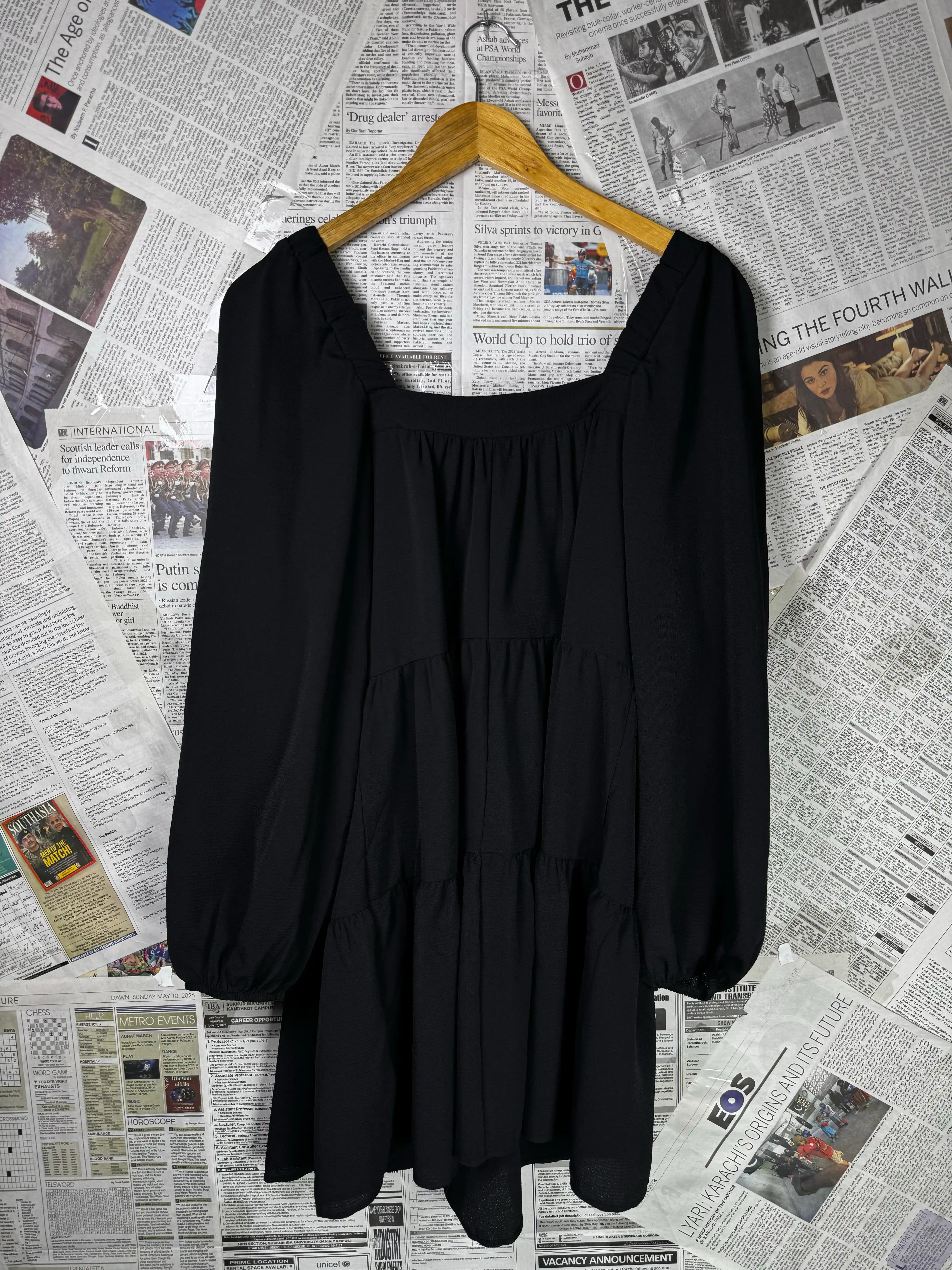 Asos® Small | Bust: 17.5" | Black | Mini Dress | B8 - 5274 - Genuine Maal