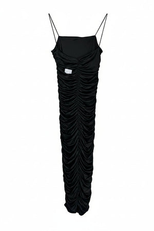 ® XS | Bust: 15" | Floral Pattern | Bodicon Midi Dress | B8 - 5454 - Genuine Maal