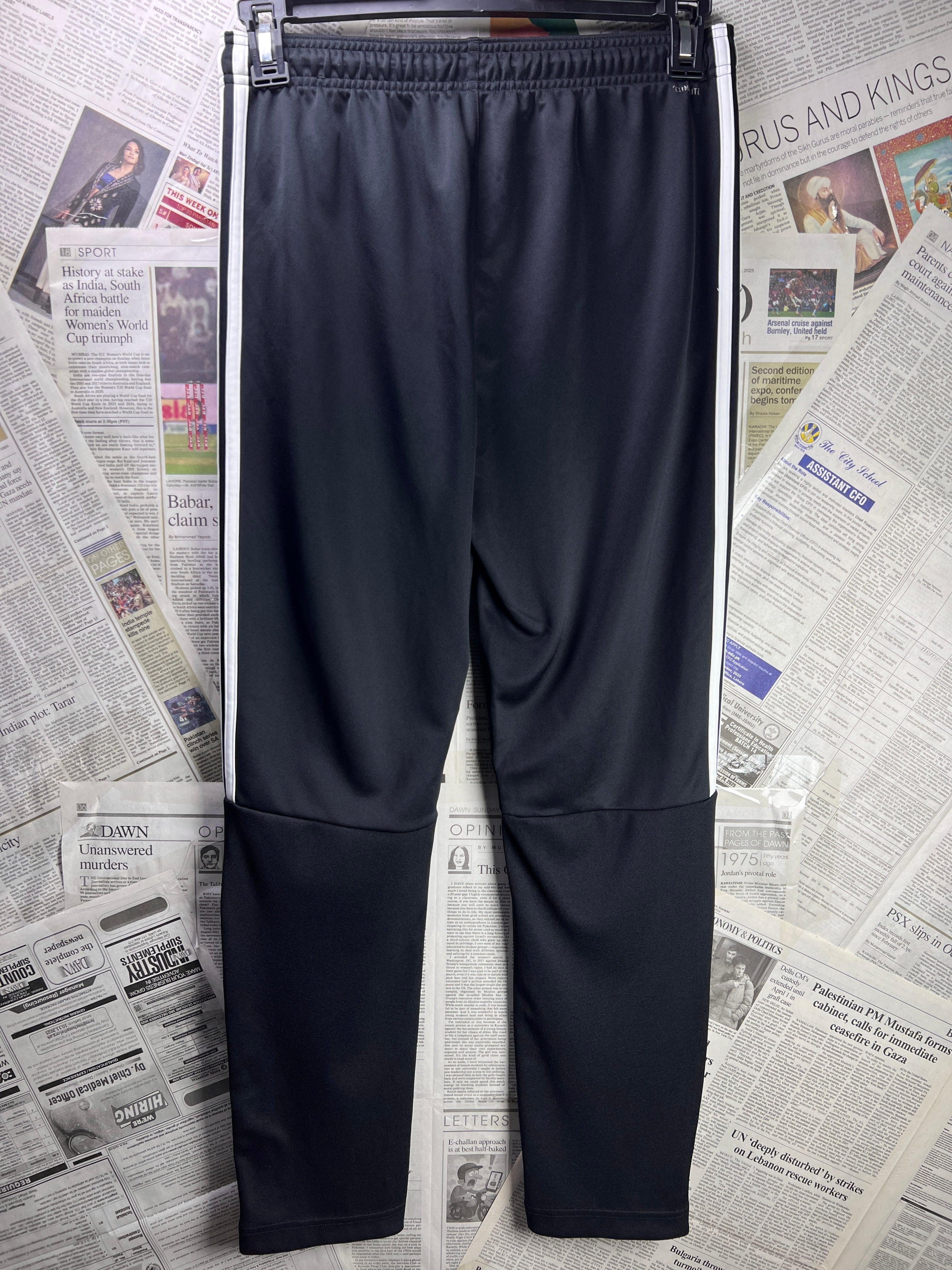 Adid*s® Waist: 28" to 30" | Black | Trouser | 2637 - Genuine Maal