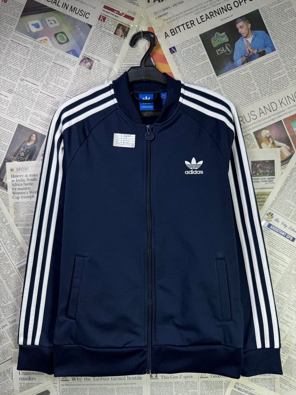 Kids - Adid*s® Small | Chest: 19" | Navy | Jacket | Inner: Stretch | 1822 - Genuine Maal