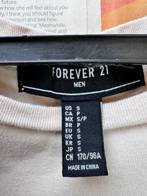 Forever® Small | Chest: 19" | Light Brown | T-Shirt | Cotton | 4100 - Genuine Maal