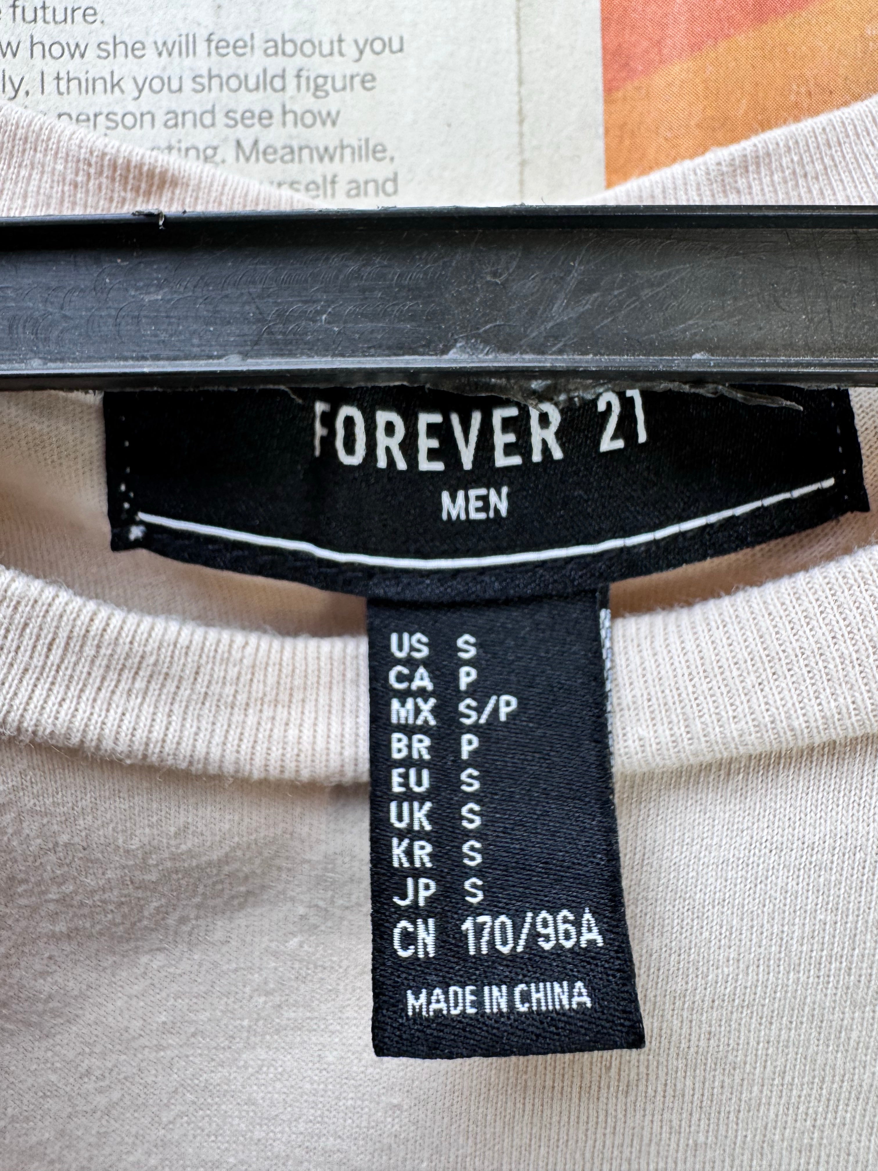 Forever® Small | Chest: 19" | Light Brown | T-Shirt | Cotton | 4100 - Genuine Maal