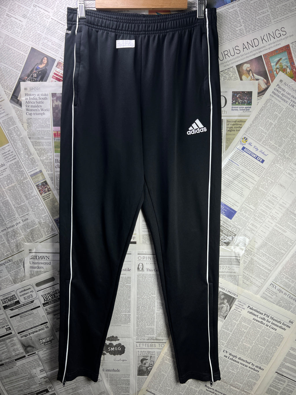 Adid*s® Waist: 30" | Black | Trouser | 2334 - Genuine Maal