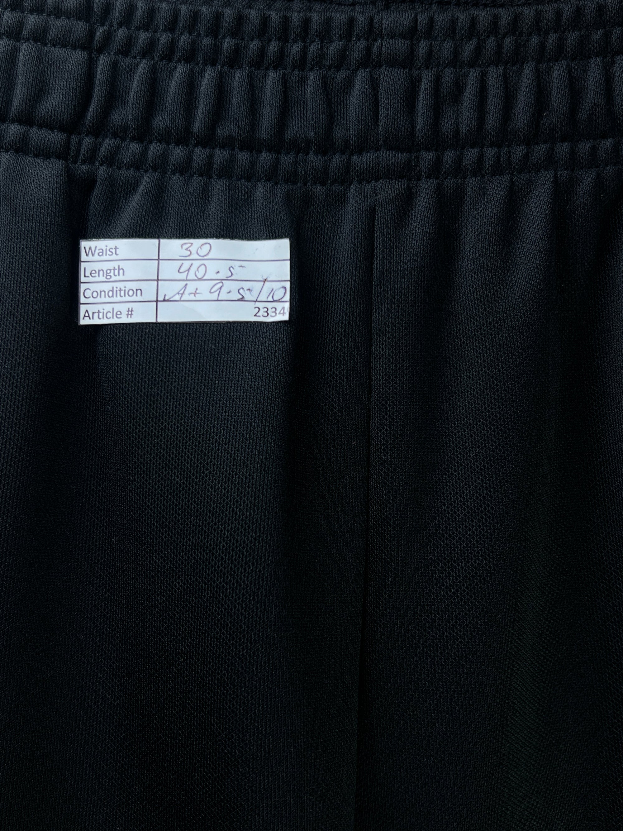 Adid*s® Waist: 30" | Black | Trouser | 2334 - Genuine Maal