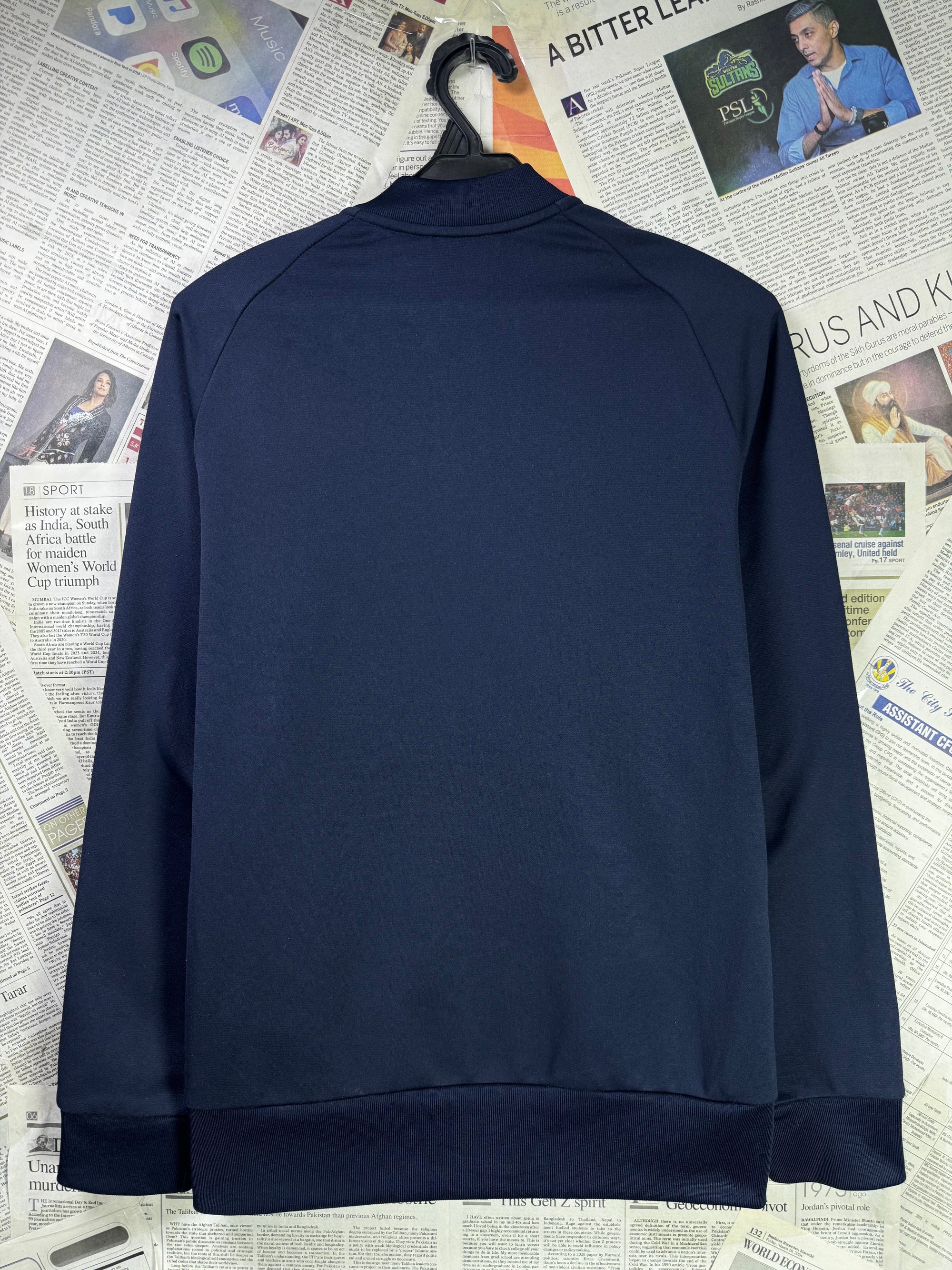 Kids - Adid*s® Small | Chest: 19" | Navy | Jacket | Inner: Stretch | 1822 - Genuine Maal