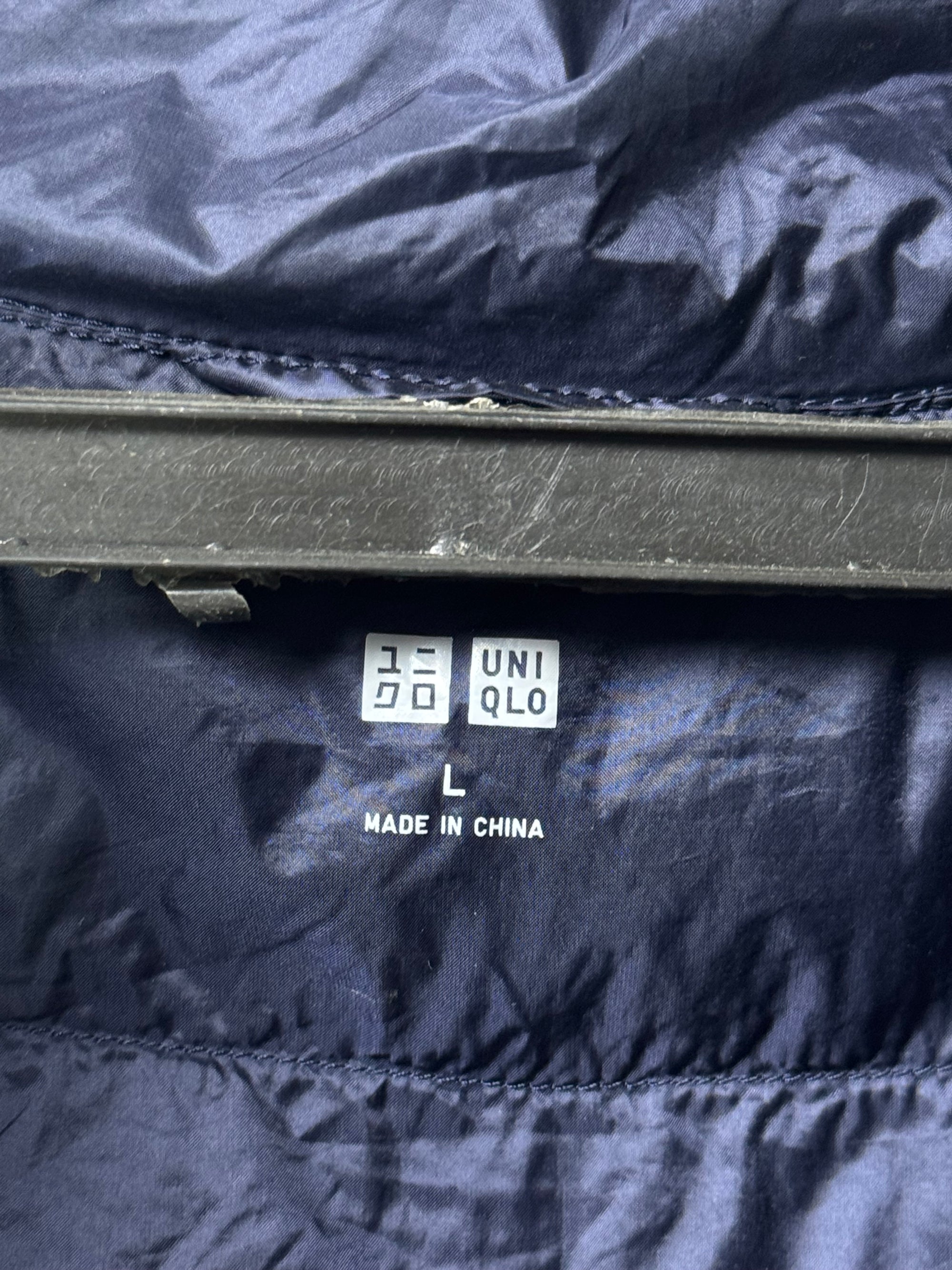 Uniqlo® Small | Chest: 20" | Navy | Sleeveless Puffer Jacket | Filling: Down/Feather | 1821 - Genuine Maal