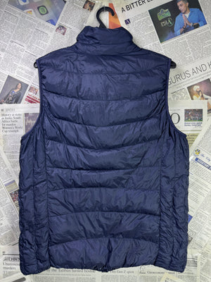 Uniqlo® Small | Chest: 20" | Navy | Sleeveless Puffer Jacket | Filling: Down/Feather | 1821 - Genuine Maal