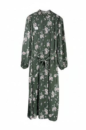 ® Large | Bust: 20" | Floral Print | Maxi Dress | B8 - 5062 - Genuine Maal