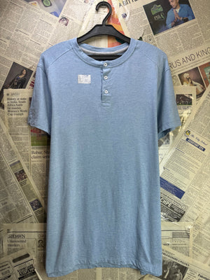 Kenneth Cole® Medium | Chest: 21.5" | Blue | T-Shirt | Cotton - Viscose - Spandex | 4078 - Genuine Maal