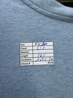 Kenneth Cole® Medium | Chest: 21.5" | Blue | T-Shirt | Cotton - Viscose - Spandex | 4078 - Genuine Maal