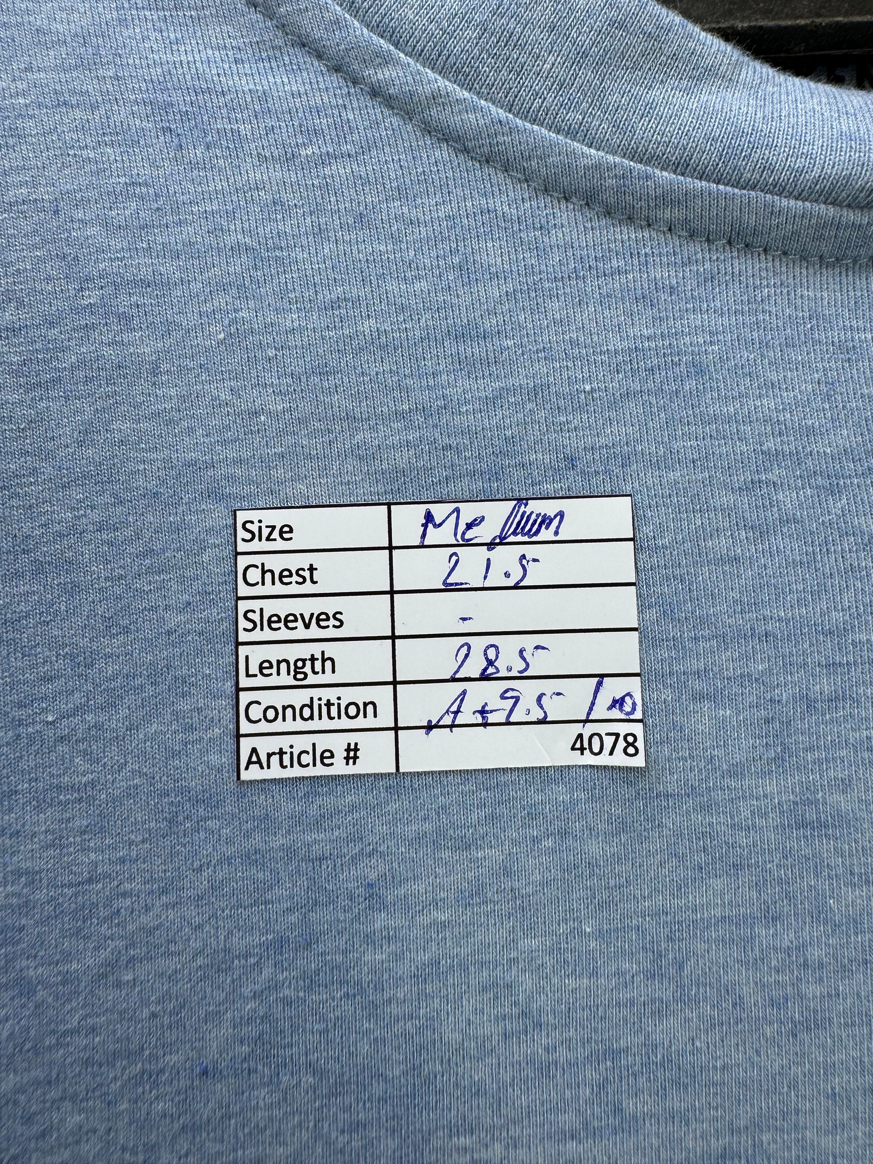 Kenneth Cole® Medium | Chest: 21.5" | Blue | T-Shirt | Cotton - Viscose - Spandex | 4078 - Genuine Maal