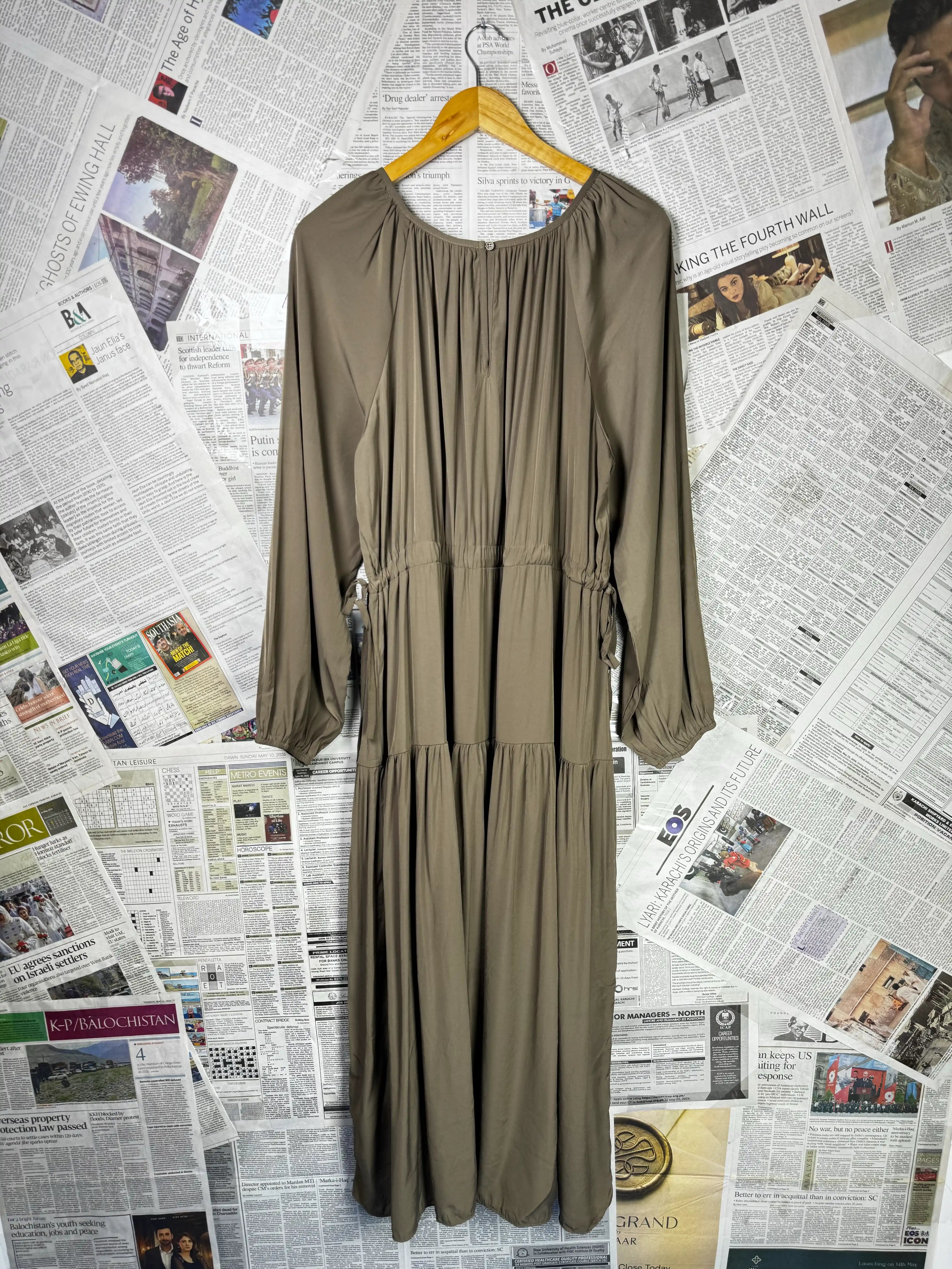 Dazy® XXL | Bust: 24" | Brown | Maxi Dress | B8 - 5256 - Genuine Maal