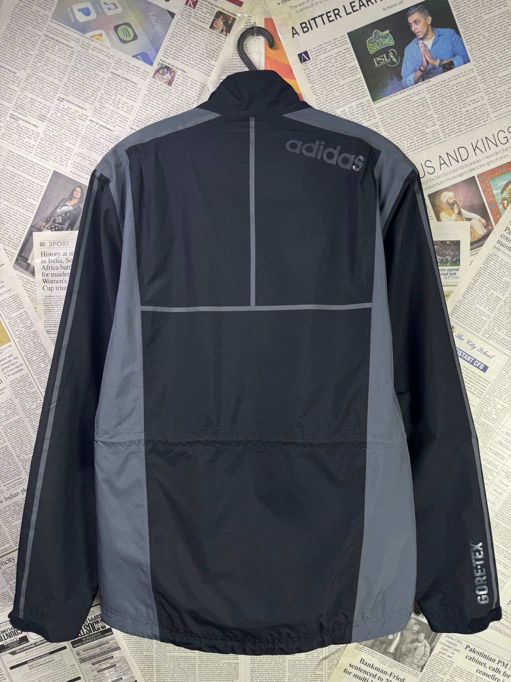 Adid*s® Small | Chest: 19.5" | Black | Windbreaker Jacket | Gore - Tex | 1820 - Genuine Maal