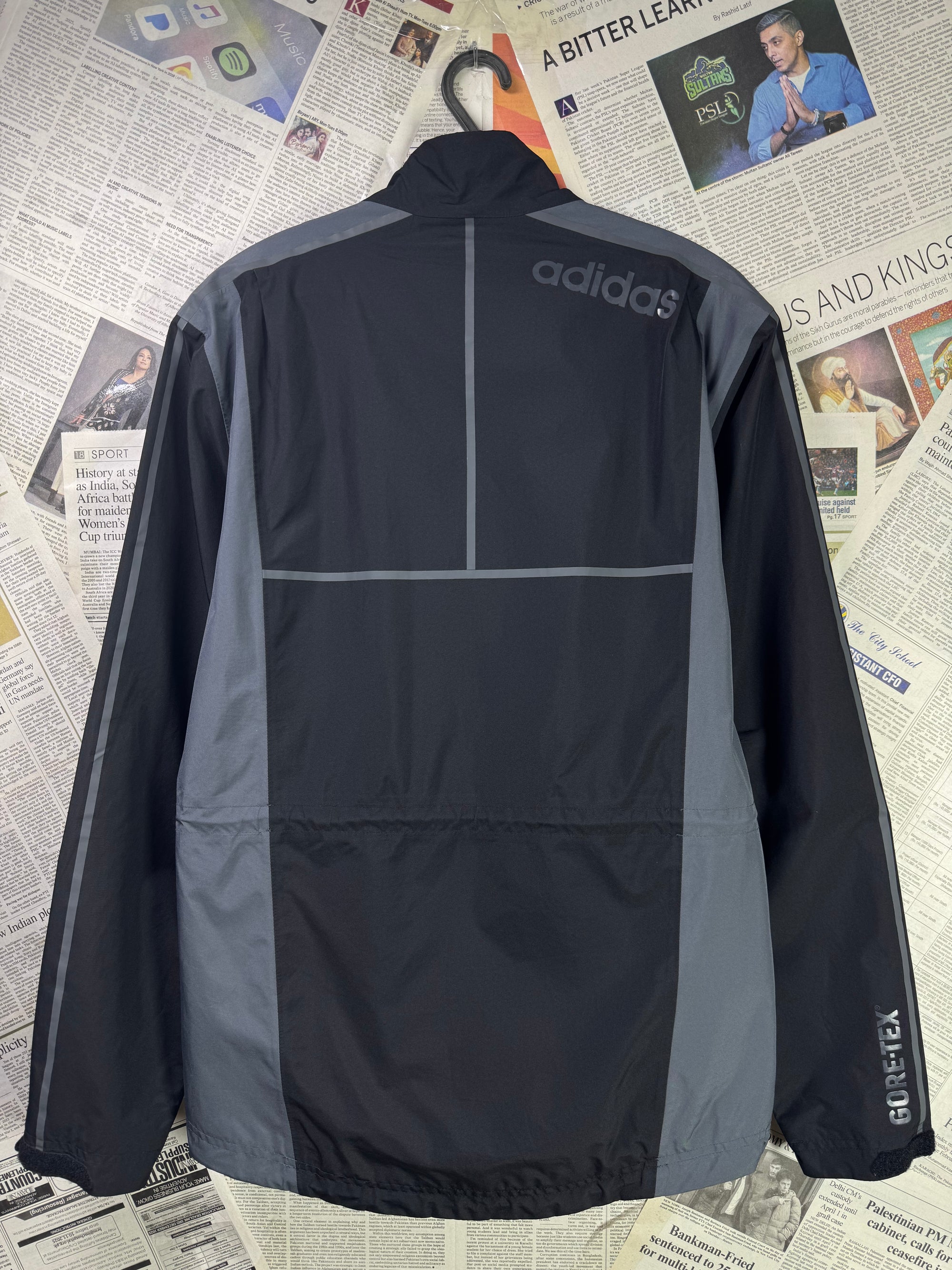 Adid*s® Small | Chest: 19.5" | Black | Windbreaker Jacket | Gore - Tex | 1820 - Genuine Maal