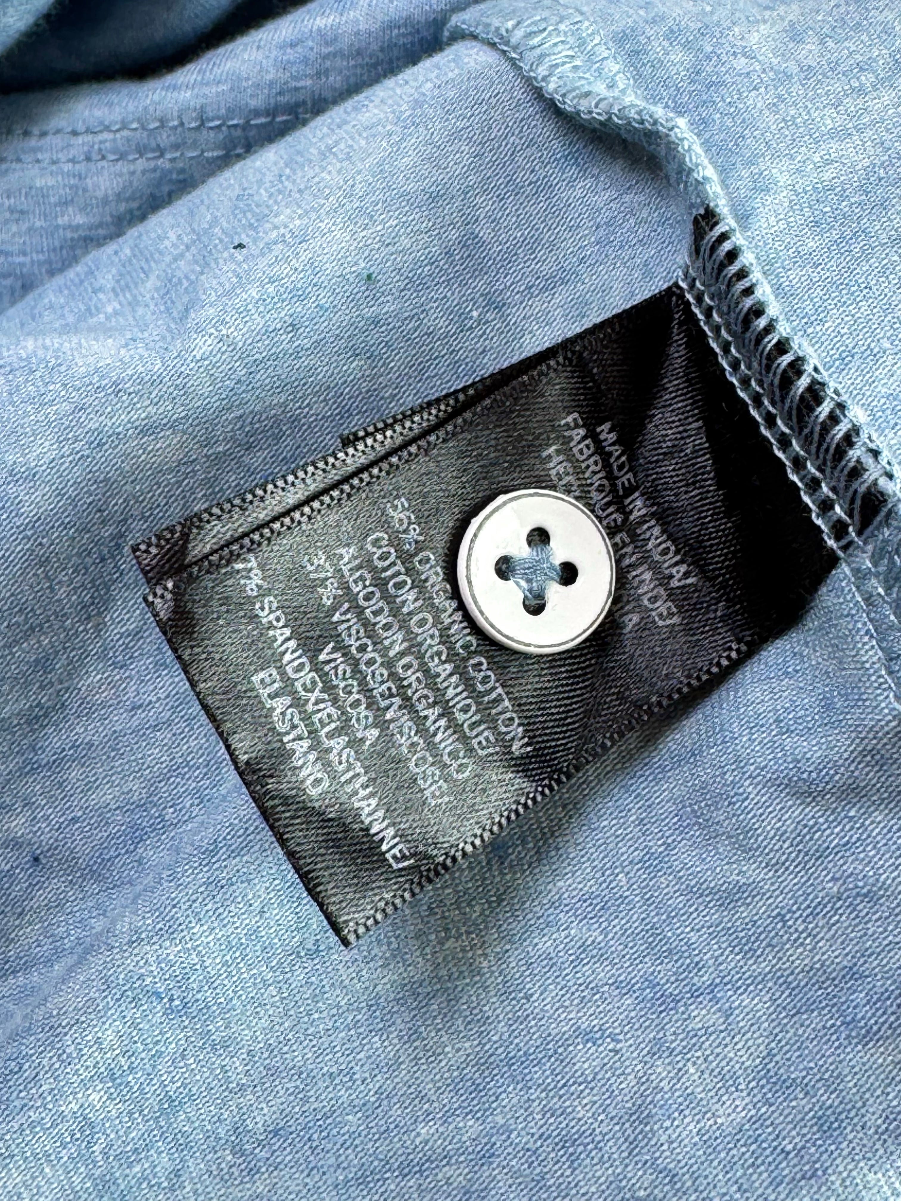 Kenneth Cole® Medium | Chest: 21.5" | Blue | T-Shirt | Cotton - Viscose - Spandex | 4078 - Genuine Maal