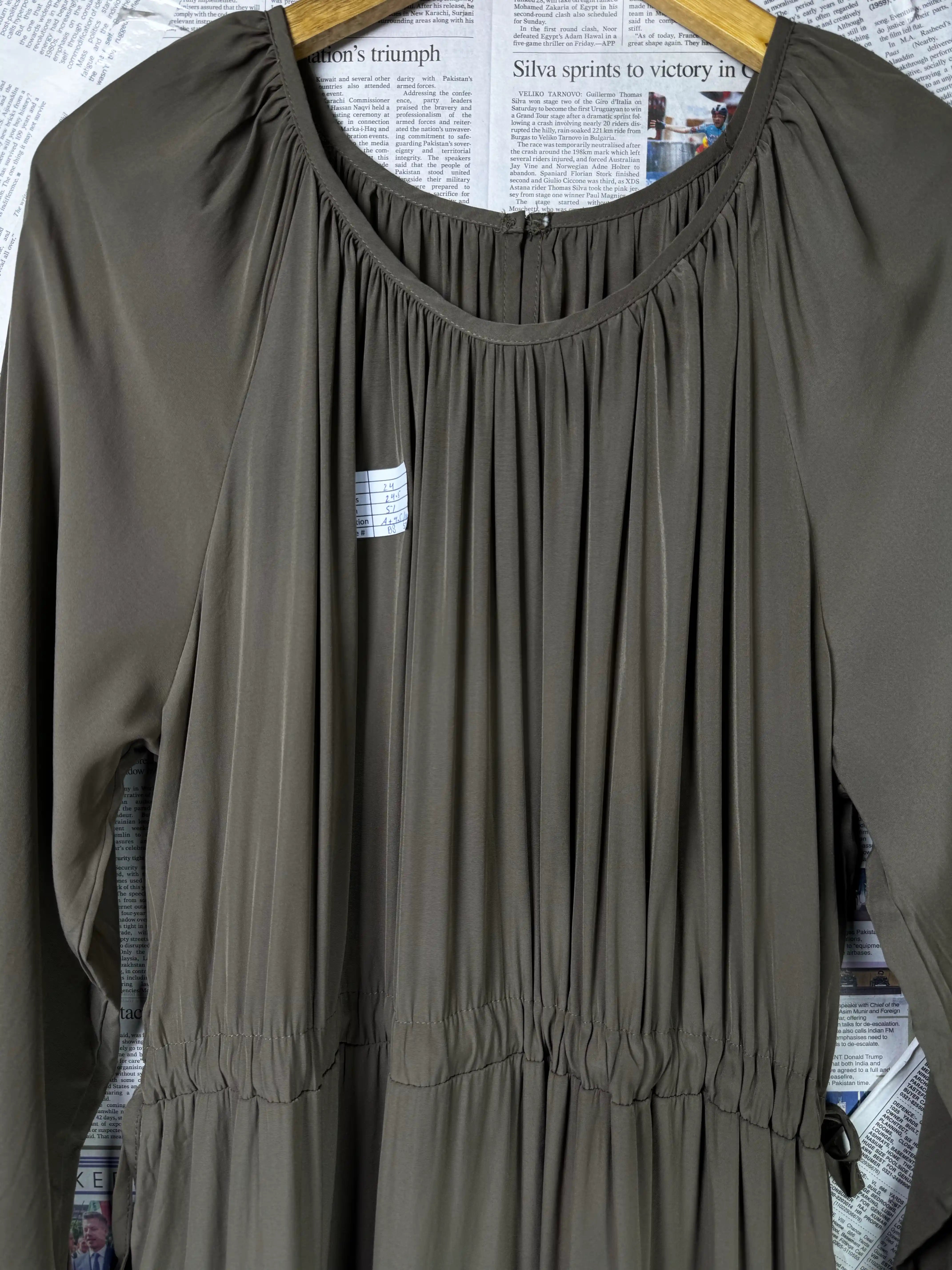 Dazy® XXL | Bust: 24" | Brown | Maxi Dress | B8 - 5256 - Genuine Maal