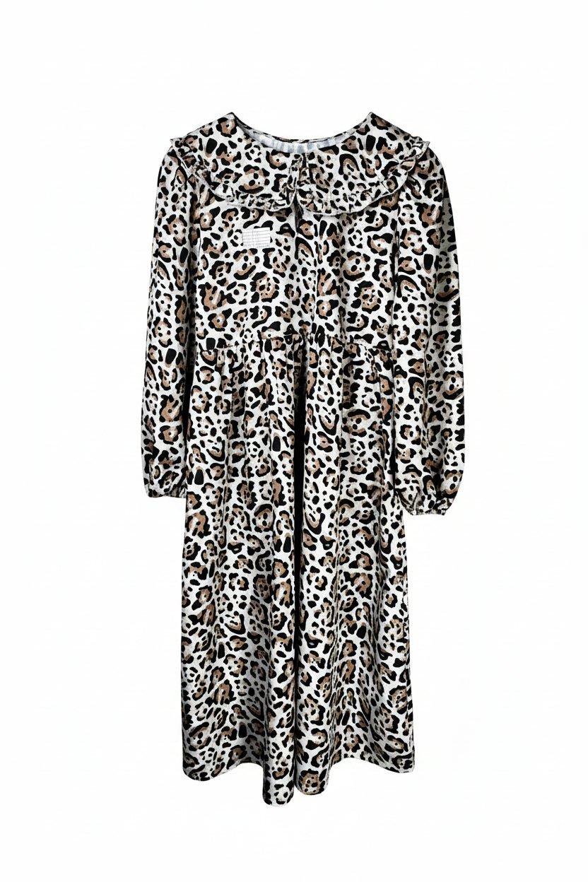 Boohoo® Small | Bust: 18" | Leopard Print | Mini Dress | B8 - 5469 - Genuine Maal