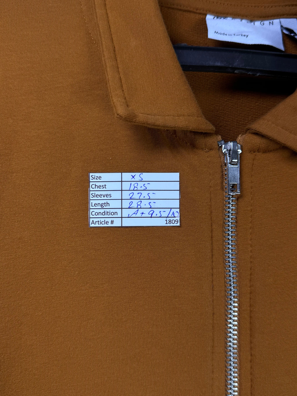 Asos® XS | Chest: 18.5" | Dark Mustard | Light Jacket | Lining: Stretch | 1809 - Genuine Maal