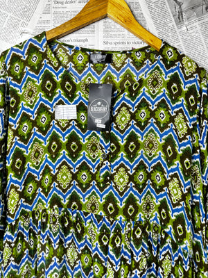 Blackberry® XL | Bust: 22" | Geometrical Print | Mini Dress | B8 - 5445 - Genuine Maal